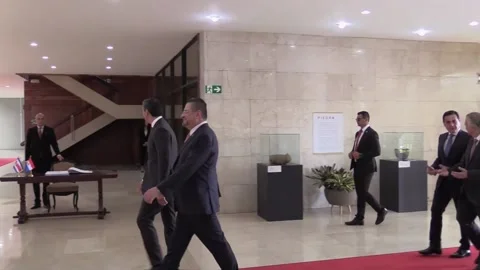 Costa Rica expresses its support for Paraguay's bid to join the OECD, San José,  Stock Footage 282220853