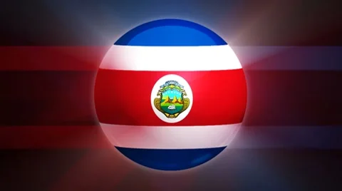 Costa Rica-Globe Video stock 7770023