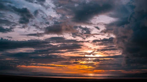 Costa Rica Sunset Timelapse Stock Footage 50094400