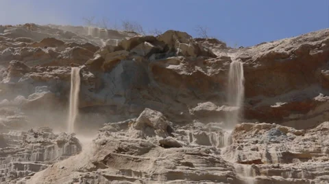 Costal Erosion 2 Stock Footage 27283780