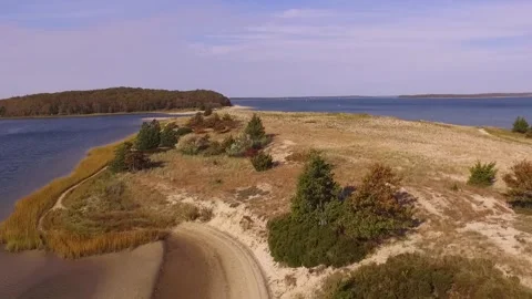 Costal Seen in Fall Video stock 305594675