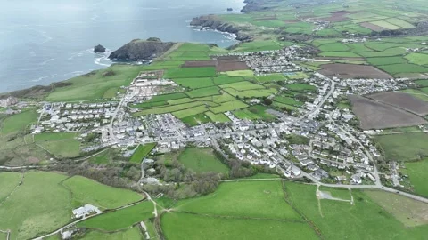 Costal Town Stock Footage 307872780