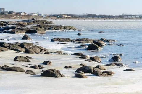Costal Winter Foto stock
