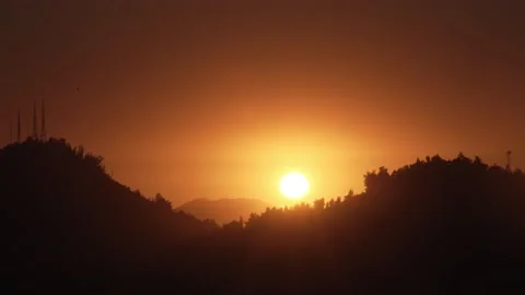Costanera sunset 03 Video stock 170784494