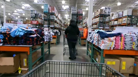 Costco shopping (Timelapse) Stock Footage 172305822