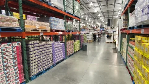 Costco Store - Interior Stock Footage 145096212
