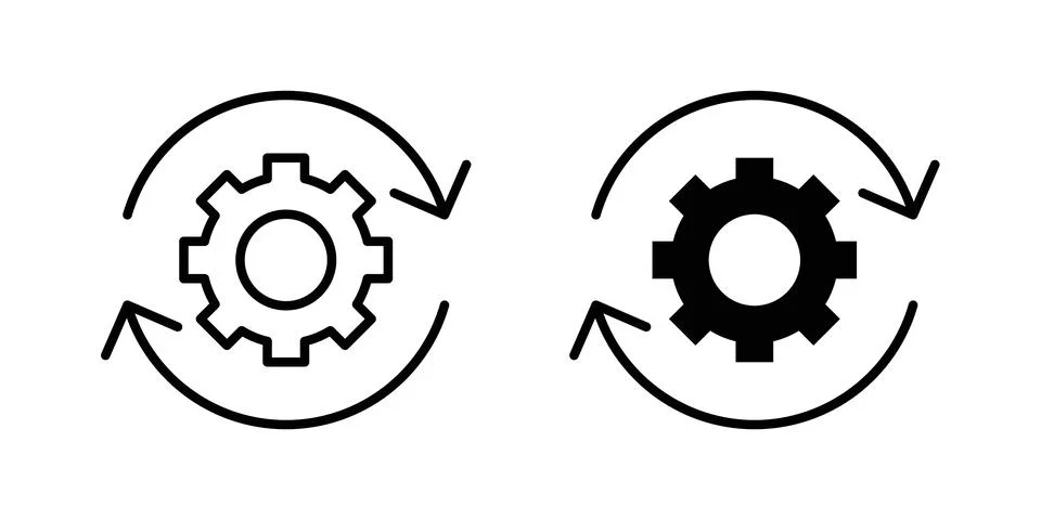 Costs optimization icon graphic design. web icons vectors Stock Illustration