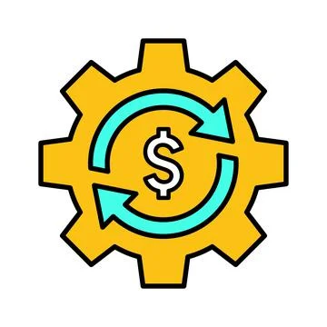 Costs Optimization Icon. イラスト素材