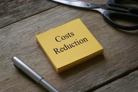 Costs Reduction 写真素材
