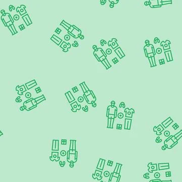Costume play line seamless pattern 스톡 일러스트