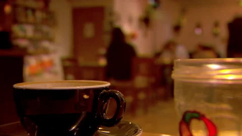 Cosy Coffee Shop Stock-Footage 137907157