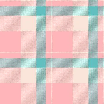 Cosy textile plaid seamless, subtle check vector pattern. Tradition tartan .. 스톡 일러스트