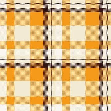 Cosy vector tartan pattern, fibre seamless background check. Hipster plaid .. Stock Illustration