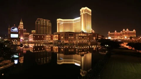 Cotai Strip Casinos Video stock 71157879