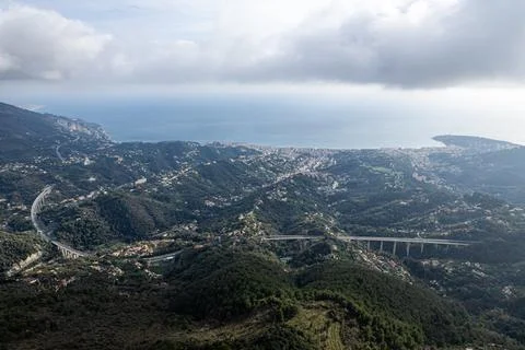 Cote D'Azure view Stock Photos