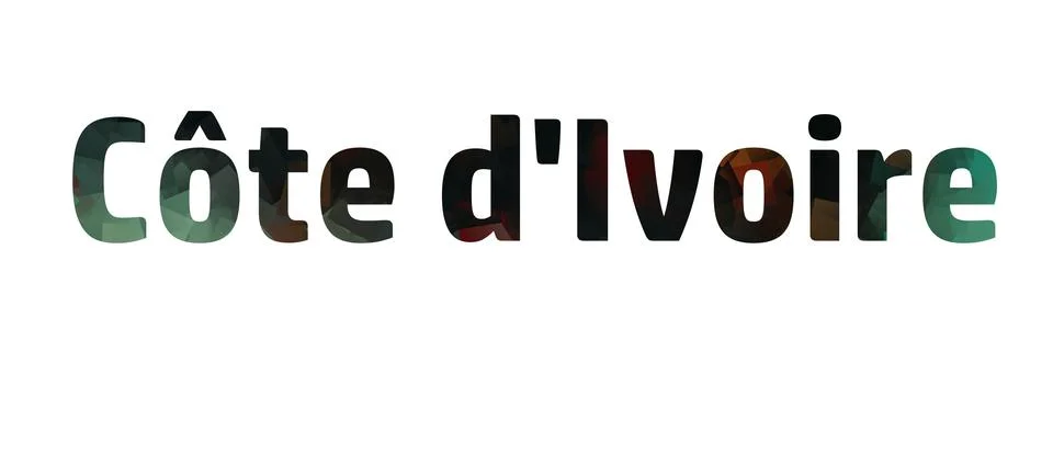 Cote d'Ivoire Stock Illustration