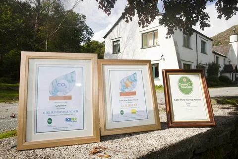 Cote How, one of only 3 Soil Association, registered organic guest houses in  Stock Photos