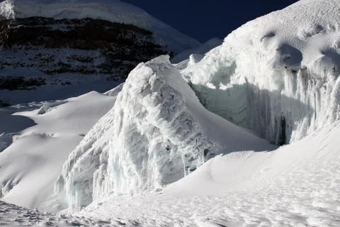 Cotopaxi glacier Stock Photos