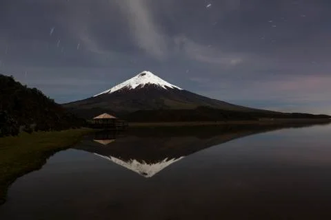 Cotopaxi at night Stock Photos