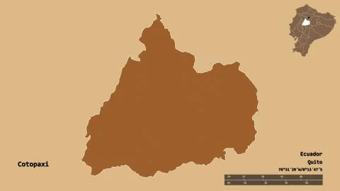 Cotopaxi, province of Ecuador, zoomed. Pattern Stock Illustration