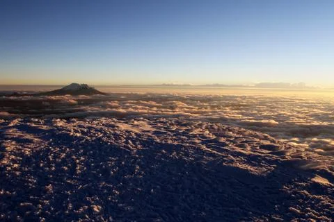 Cotopaxi summit view Foto stock
