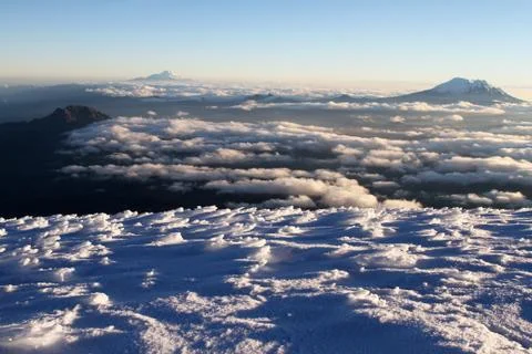 Cotopaxi summit view Foto stock