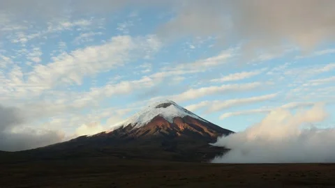 Cotopaxi Volcano in Ecuador Stock Footage 95562333