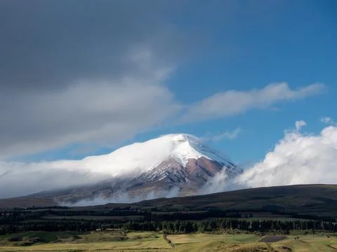 Cotopaxi volcano in Ecuador Stock Photos