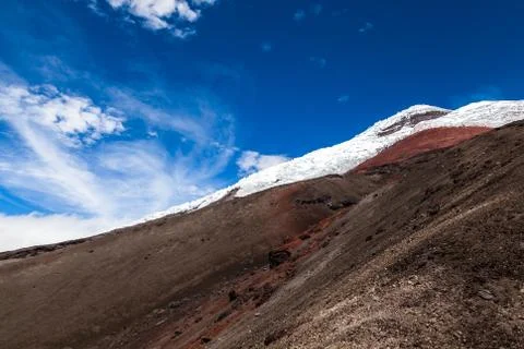 Cotopaxi volcano view Stock Photos