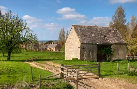 Cotswold barn Stock Photos