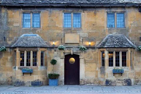Cotswold building facade Foto stock