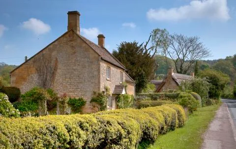 Cotswold cottages Foto stock