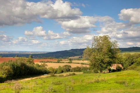 Cotswold landscape Stock Photos