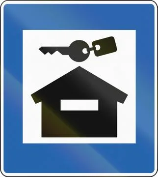Cottage Accomodation In Iceland Stock Illustration