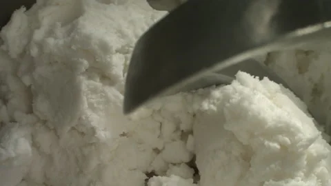 Cottage cheese 4 Video stock 143152740