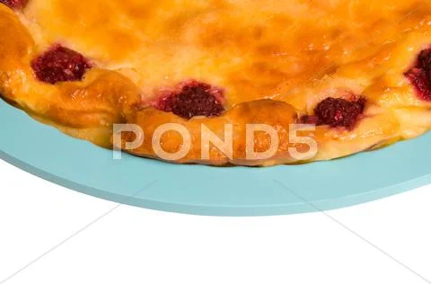 Cottage cheese casserole Stock Photos