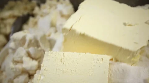 Cottage cheese dough Stock Footage 49159473