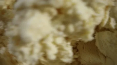 Cottage cheese dough Stock Footage 49159480