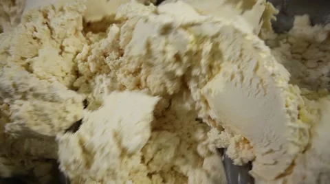 Cottage cheese dough Stock Footage 49159484