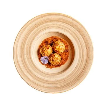 Cottage cheese dumpling Stock Photos