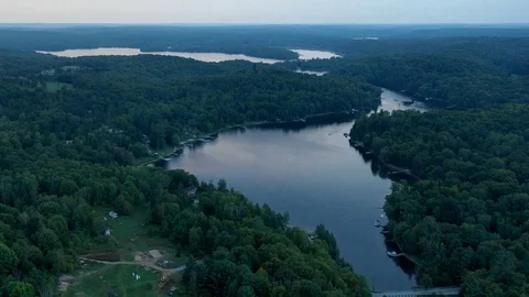 Cottage dusk Timelapse Stock Footage 95212629
