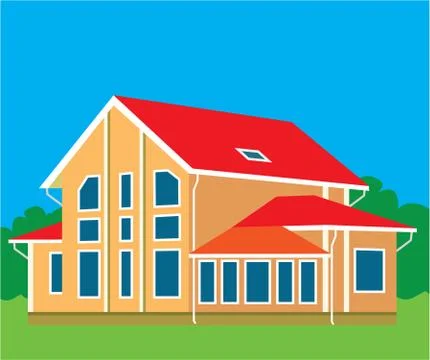 Cottage Stock Illustration