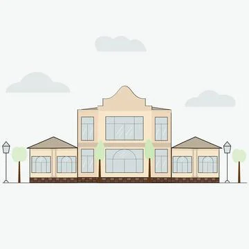 Cottage. Stock Illustration