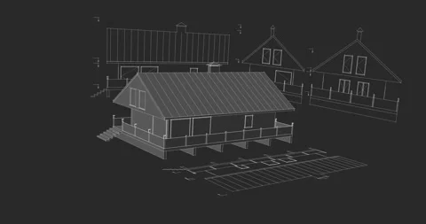 Cottage plan Stock Footage 275261501