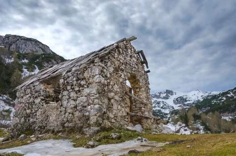 Cottage ruin Stock-Fotos