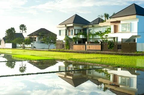 Cottages on bali Stock Photos