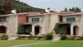 Cottages with solar cell panels on the roofs HD Footage