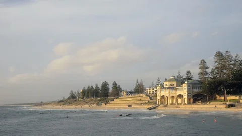 Cottesloe Beach, Perth Western Australia Stock Footage 128794341