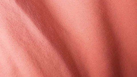Cotton and polyester texture. Trendy color of the year 2019 - Living Coral Stock Footage 101354553