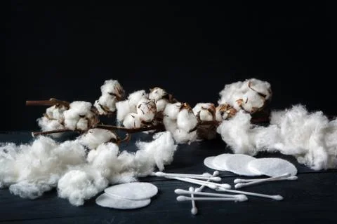 Cotton background Stock Photos